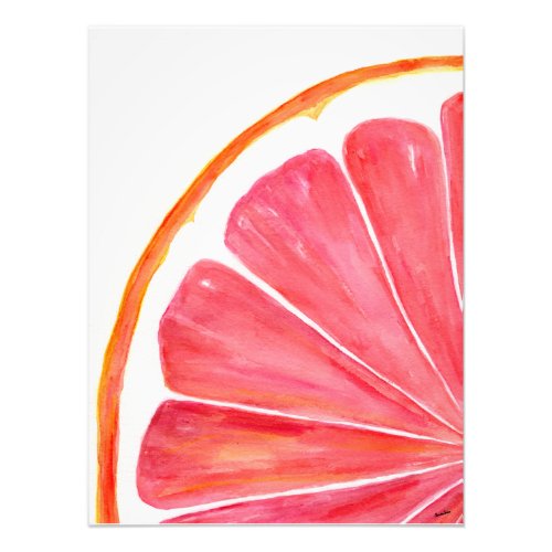 Grapefruit Slice Photo Enlargement