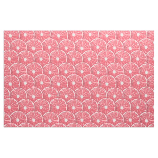 Grapefruit slices fabric