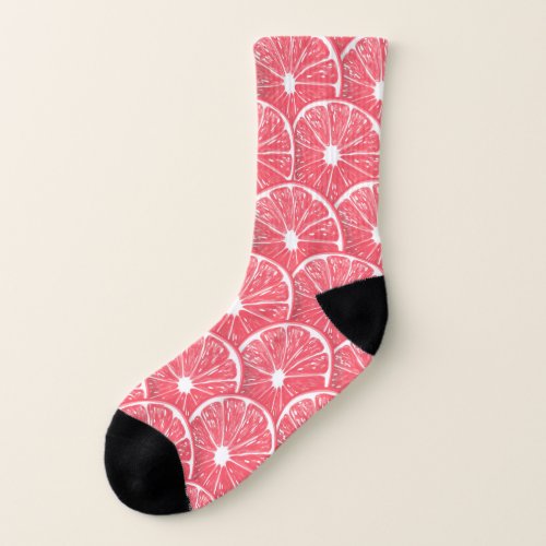 Grapefruit slices socks