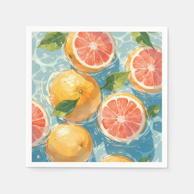 Grapefruit Splash Napkins (Front)