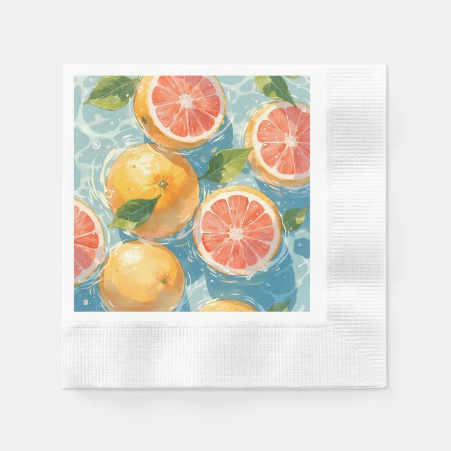 Grapefruit Splash Napkins (Front)