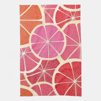 Grapefruit vintage background towel