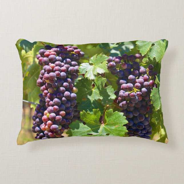 Grapes Accent Pillow (Front)