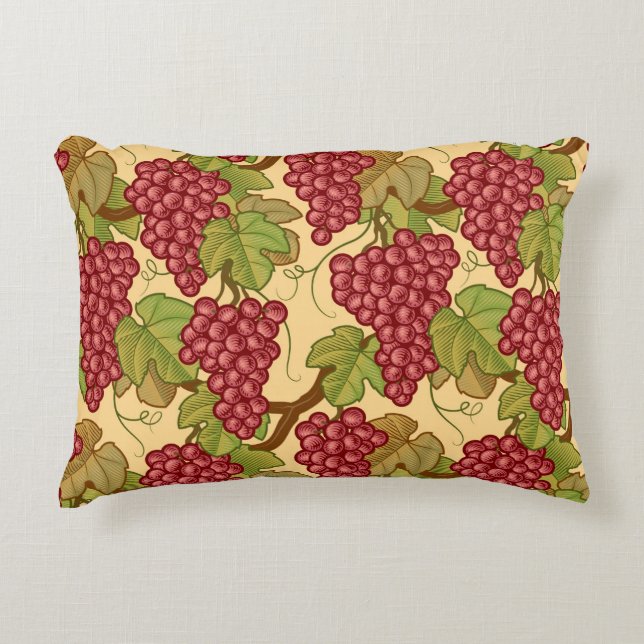 Grapes Accent Pillow (Front)