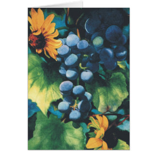 Grapes and Black-Eyed Susans Cards