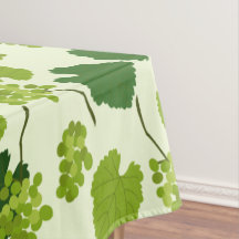 Details about   Grape Tablecloth Vintage Green and White 