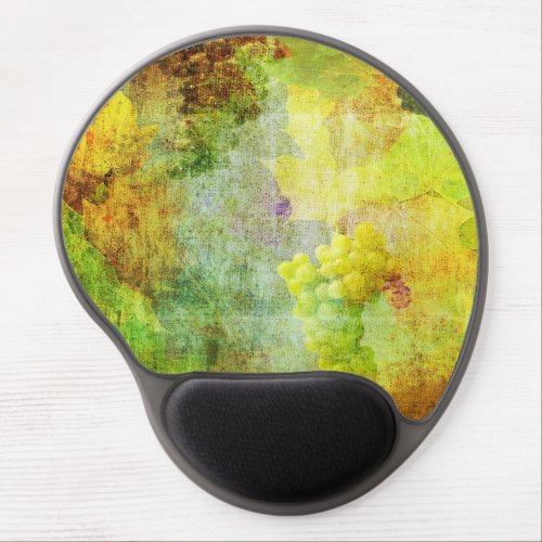 Grapes and Leaves Gel Mousepad
