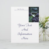 Grapes And Wine Letterhead (Standing Front)
