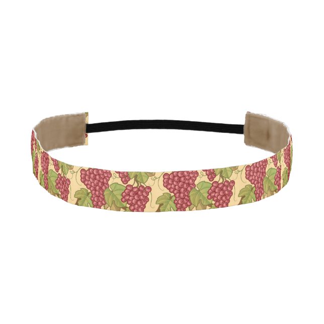 Grapes Athletic Headband (Front)