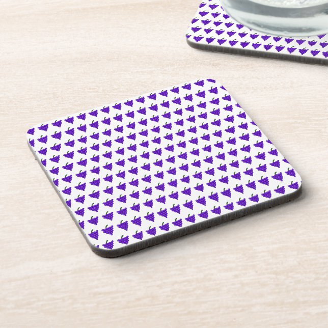 Grapes Beverage Coaster (Left Side)