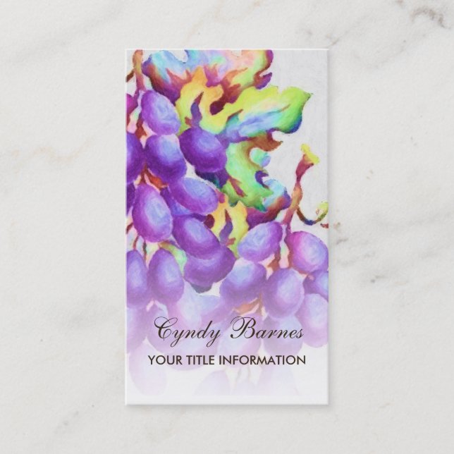 Grapes Business Card (Front)