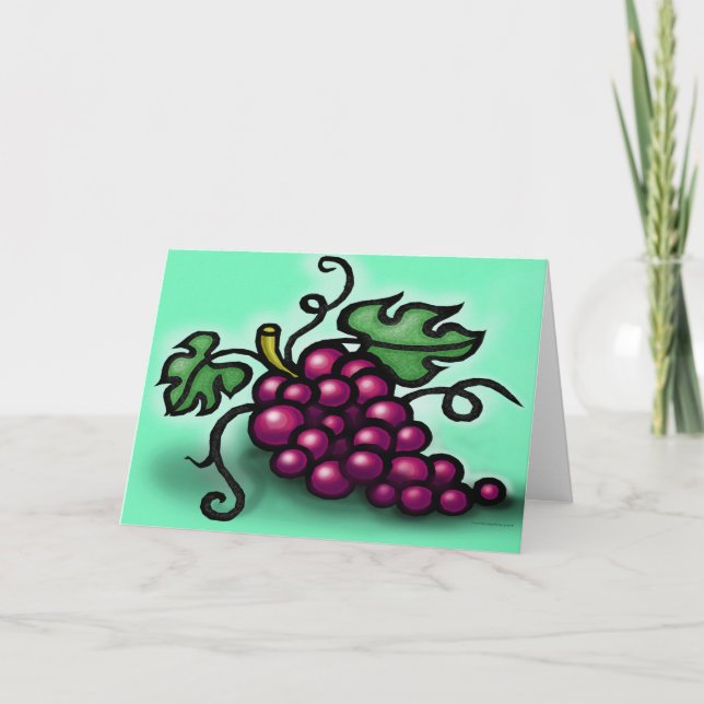 Grapes Card (Front)