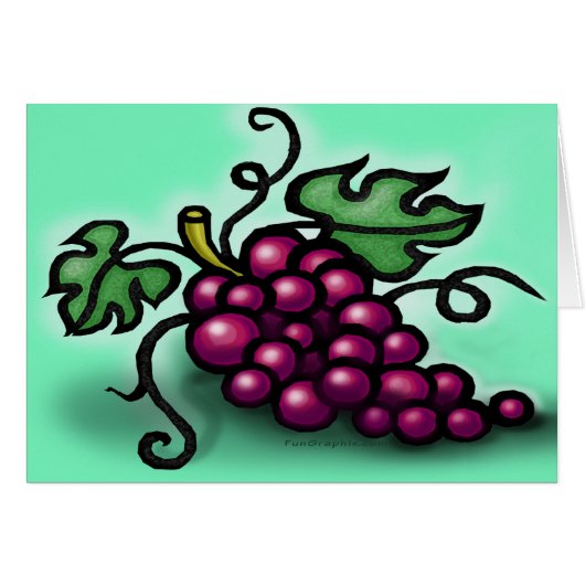 Grapes Cards (Front Horizontal)