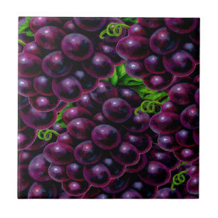 Grapes Ceramic Tile