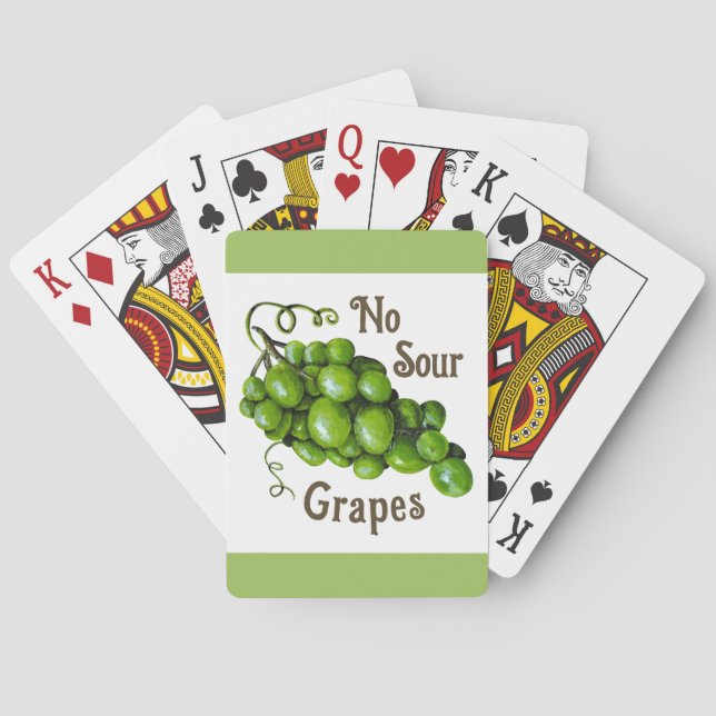 Grapes Classic Playing Cards (Back)