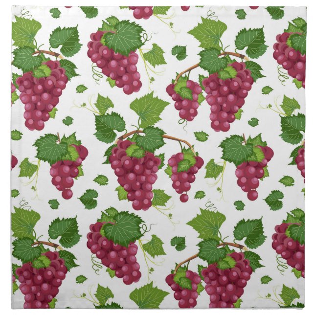 Grapes Cloth Napkin (Front)
