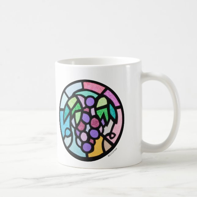 grapes coffee mug (Right)