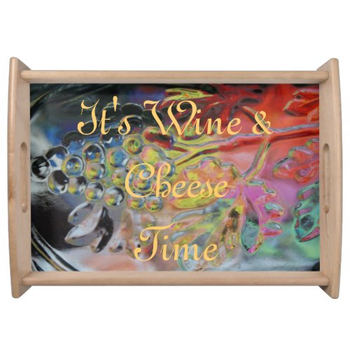 Grapes Design Cutting_Board_Wine_Cheese_Time Cutti Serving Tray