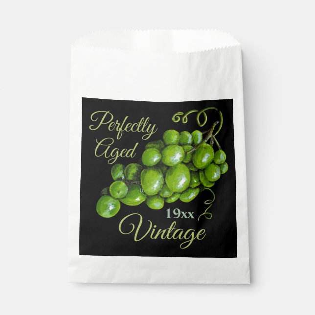 Grapes Favor Bag (Front)