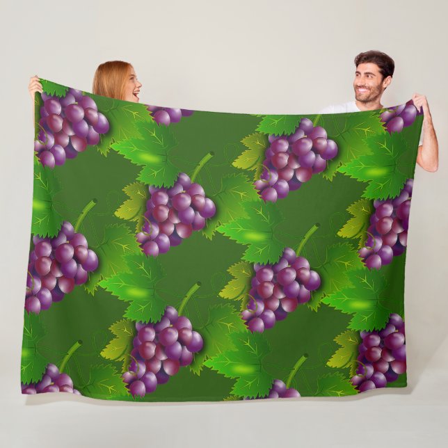 Grapes Fleece Blanket (In Situ)