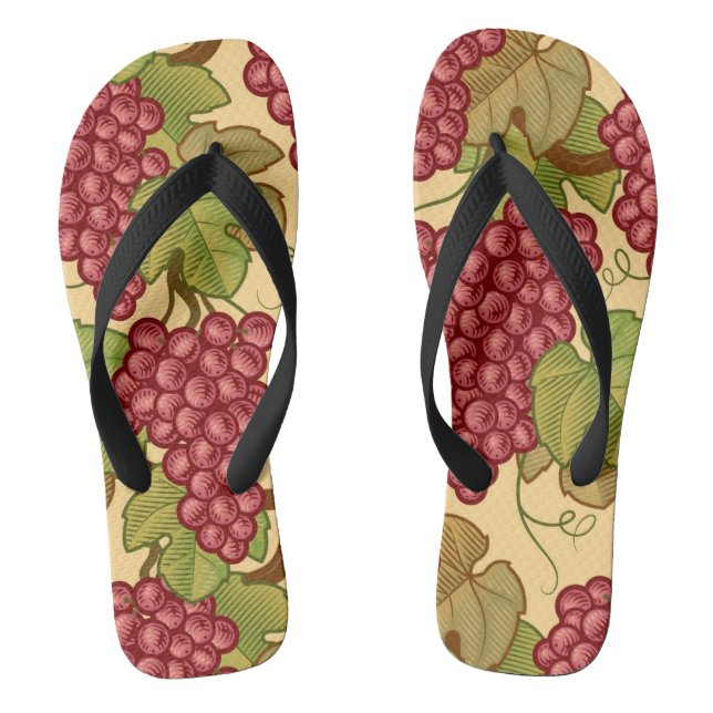 Grapes Flip Flops (Footbed)