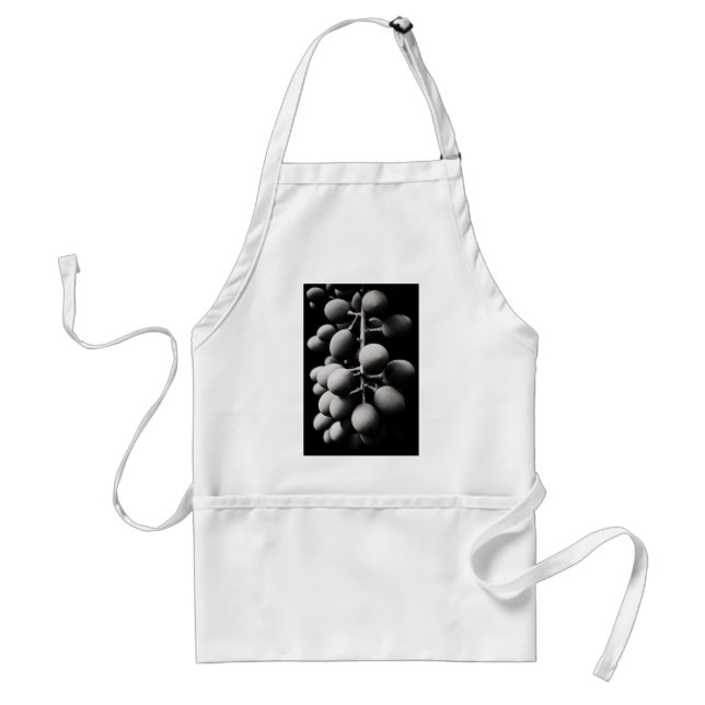 grapes for a sour day adult apron (Front)