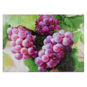 "Grapes Fruit Plant" Cute Photo. Buy Now Cutting Board