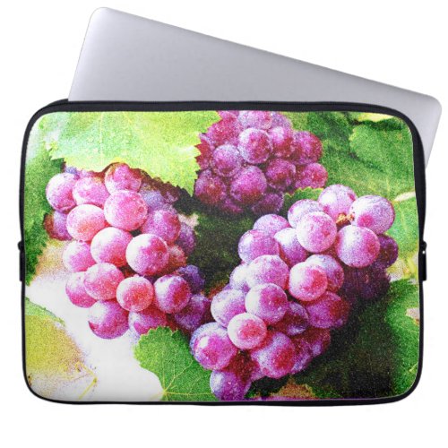 Grapes Fruit Plant Cute Photo Buy Now Laptop Sleeve