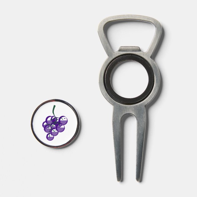 Grapes Fruit Wine Divot Tool (Front (Open))
