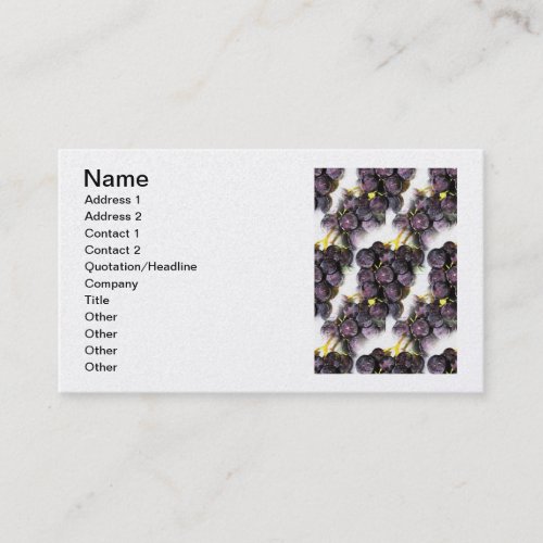 Grapes Grapes Business Card