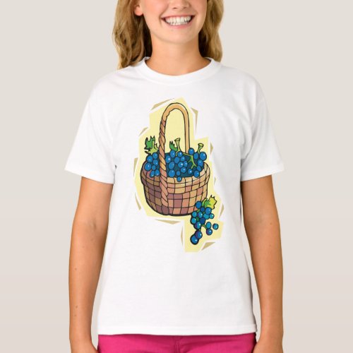 Grapes In A Basket T_Shirt