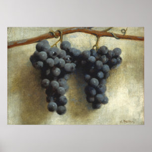 Grapes - Joseph Decker Fine Art Poster