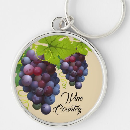 Grapes Keychain