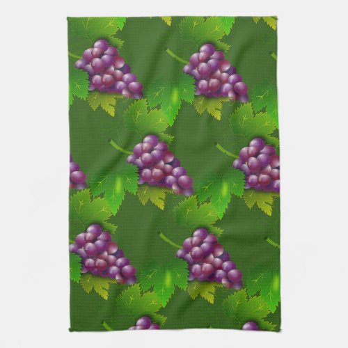 Grapes Kitchen Towels
