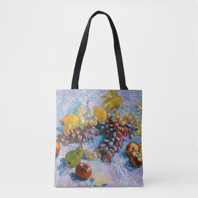 Grapes, Lemons, Pears, and Apples, Van Gogh Tote Bag (Front)