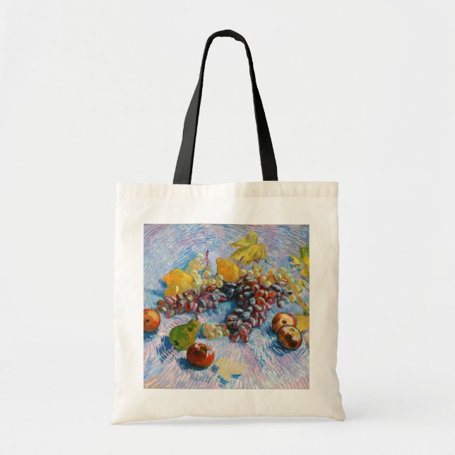 Grapes, Lemons, Pears, and Apples, Van Gogh Tote Bag (Front)