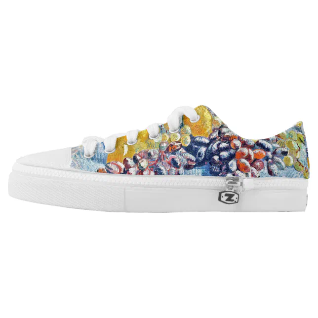 Grapes Lemons Pears and Apples Vincent van Gogh LowTop Sneakers Zazzle