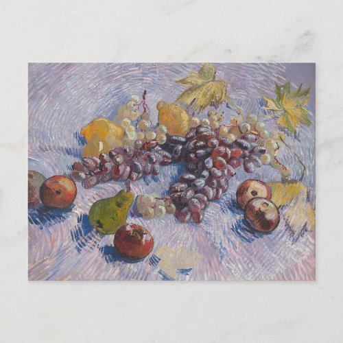 Grapes Lemons Pears Apples _ Vincent Van Gogh Postcard