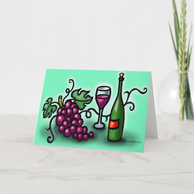 Grapes n Wine Card (Front)