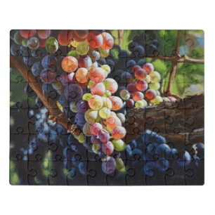 Grapes of Abundance for Wine Lovers & Wineries Jigsaw Puzzle