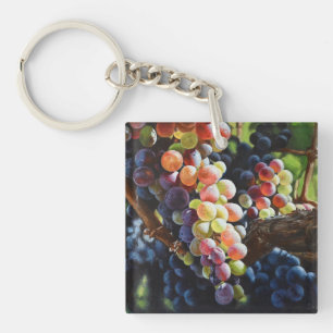 Grapes of Abundance for Wine Lovers & Wineries Keychain