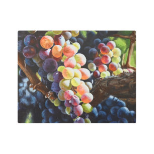 Grapes of Abundance for Wine Lovers & Wineries Metal Print
