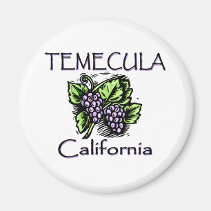 Grapes of Temecula Magnet