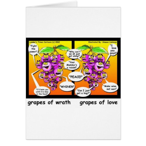 Grapes Of Wrath Love  War Funny Gifts  Tees