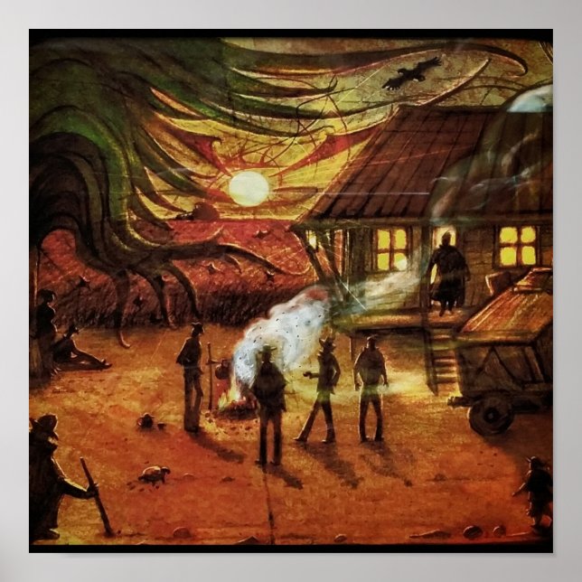 'Grapes of Wrath' Steinbeck Poster (Front)