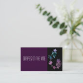 Grapes on a Vine Business Card (Standing Front)