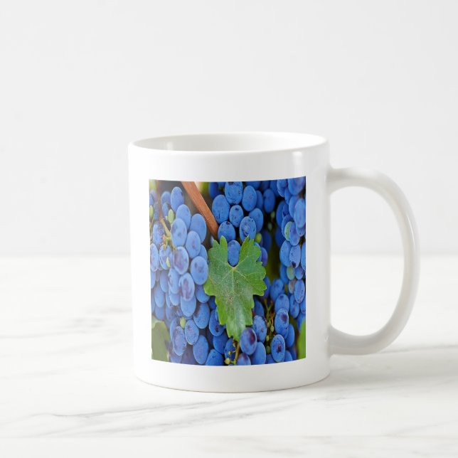 Grapes on a Vine Coffee Mug (Right)
