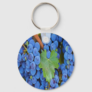 Grapes on a Vine Keychain