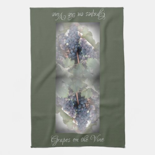 Grapes on the Vine Kitchen Towel