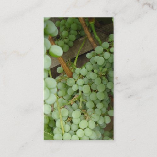 Grapes on the Vine Two Sided Profile Card Business Card Templates